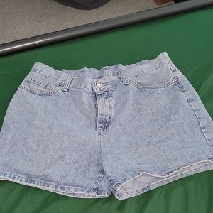 Denim high waist shorts - Lee